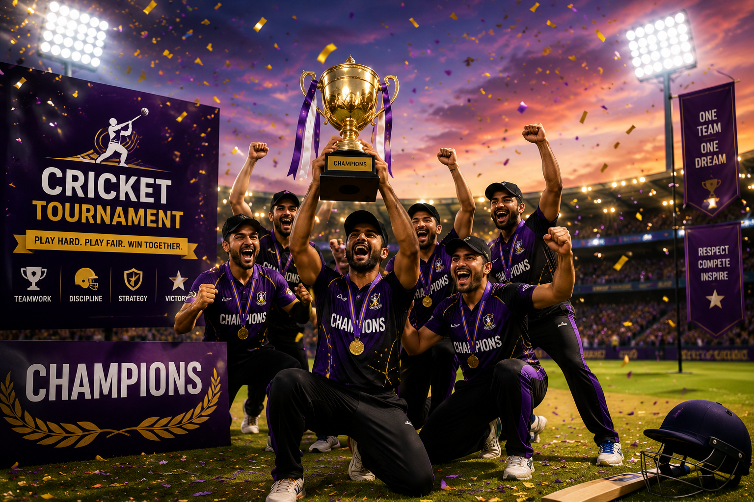 Competitive cricket tournament
