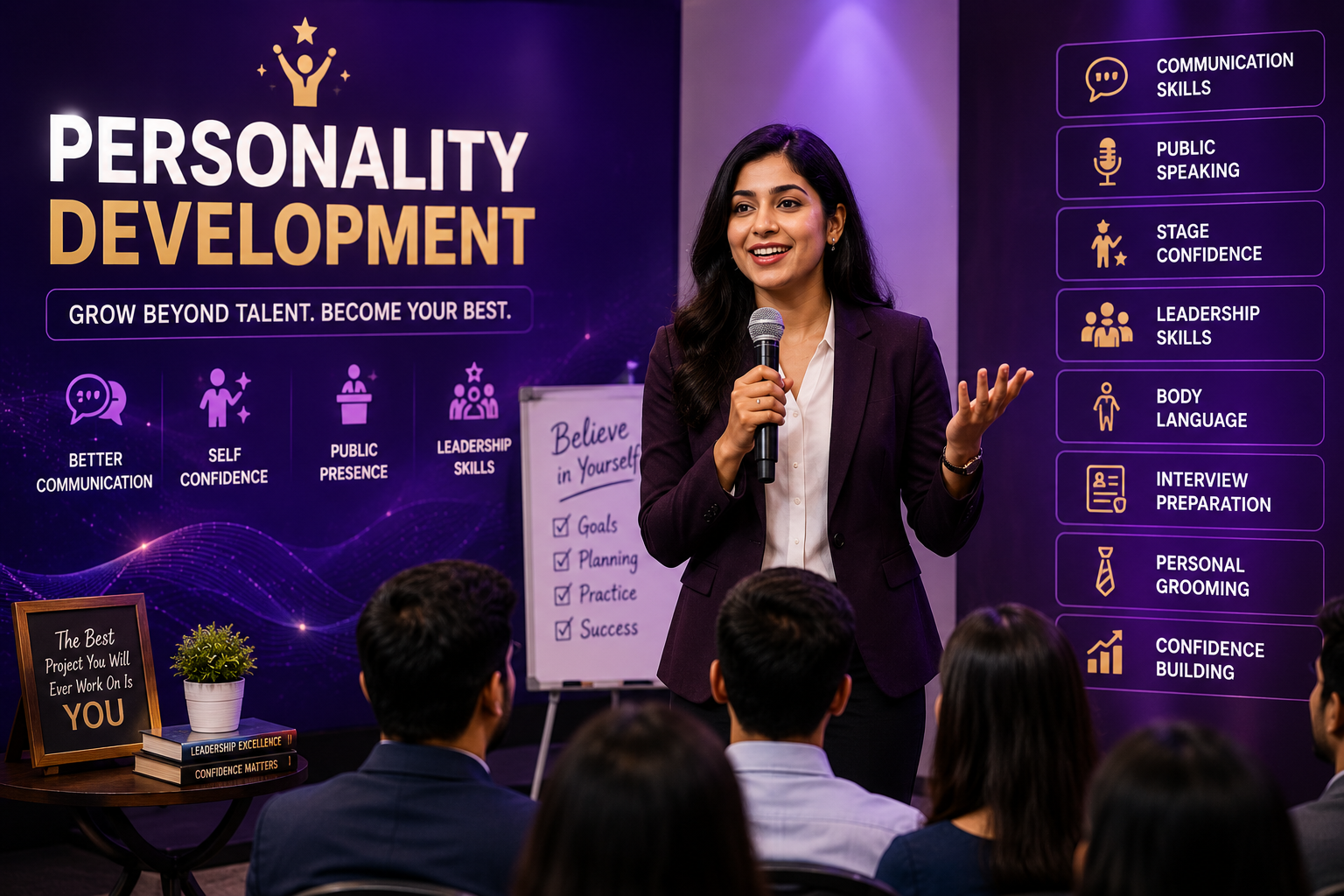 Personality development and public speaking